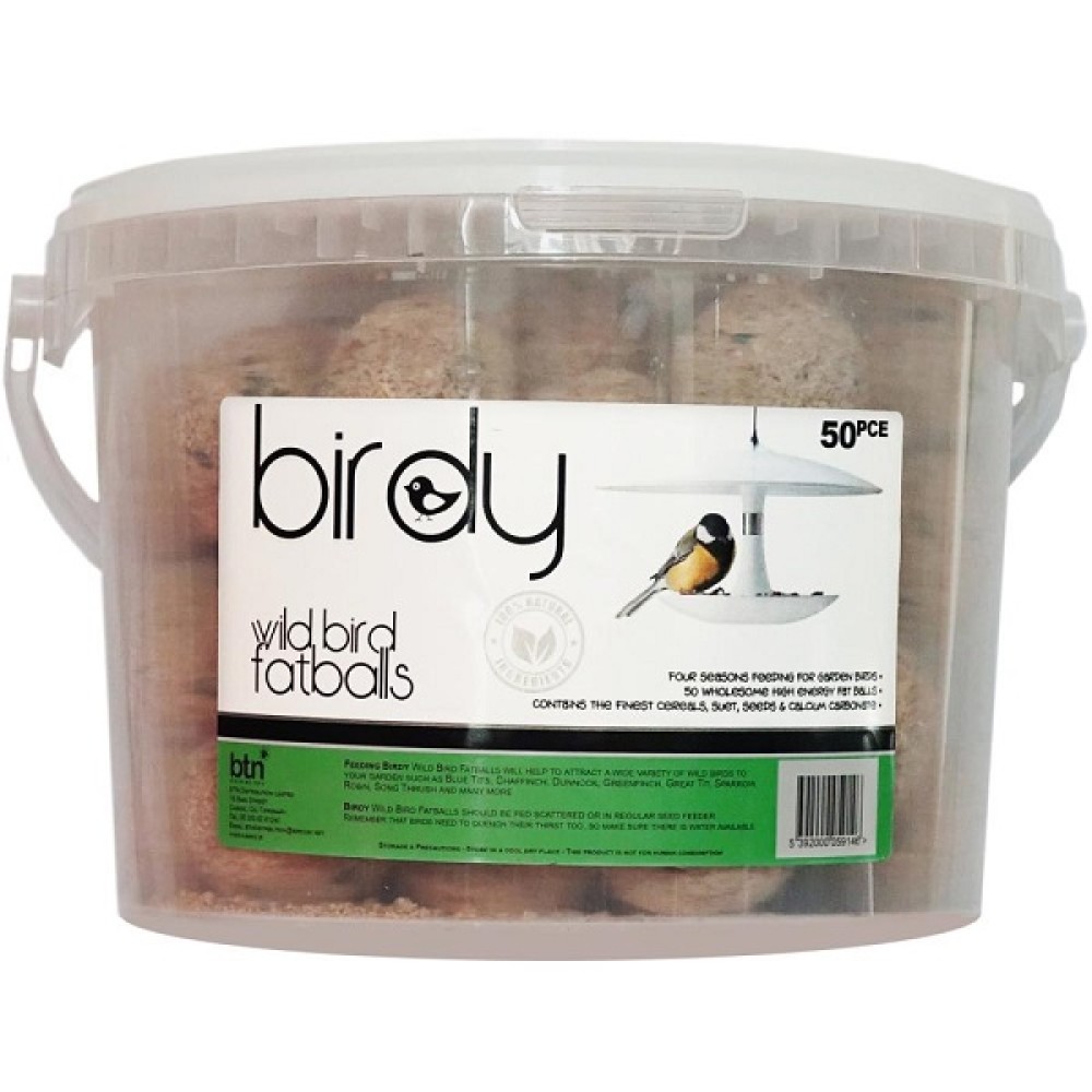 BIRDY FAT BALLS TUB - 50PCE