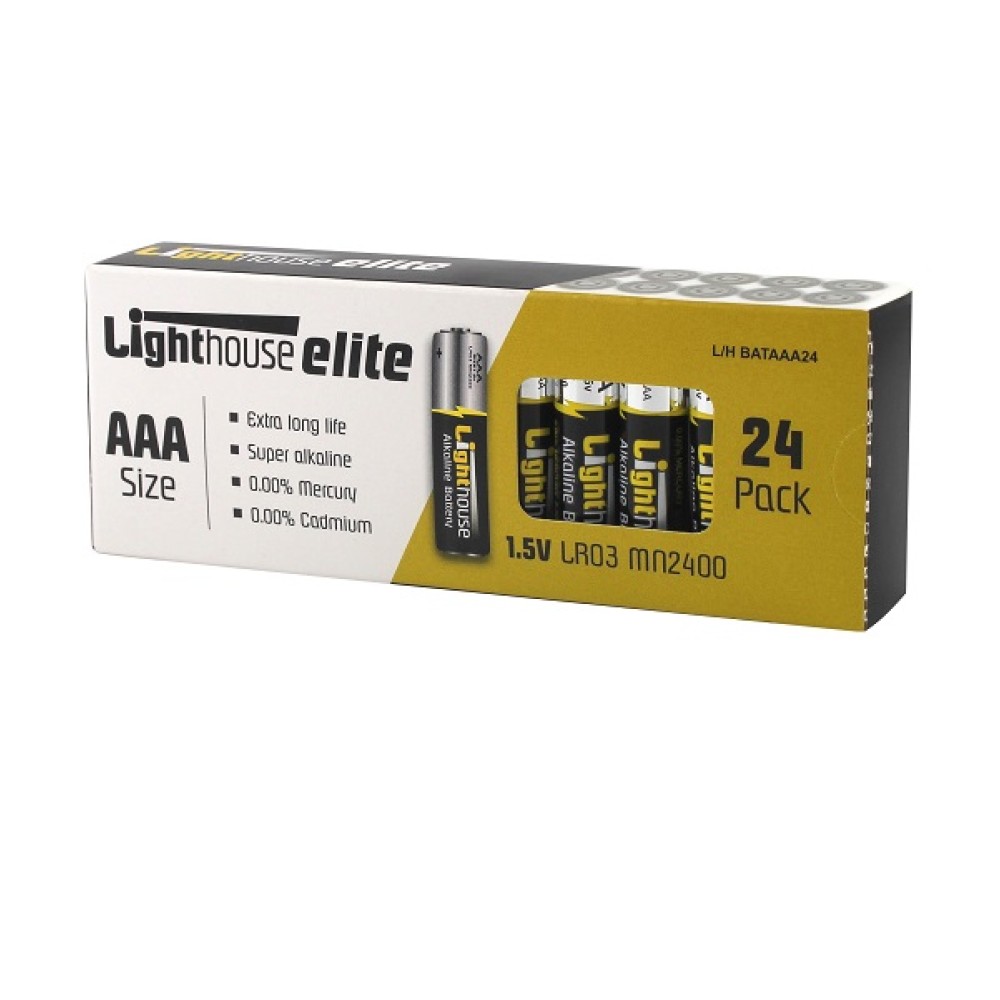 LIGHTHOUSE 24 AAA BATTERIES