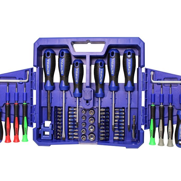 63 Piece Fold Out Screwdriver Set