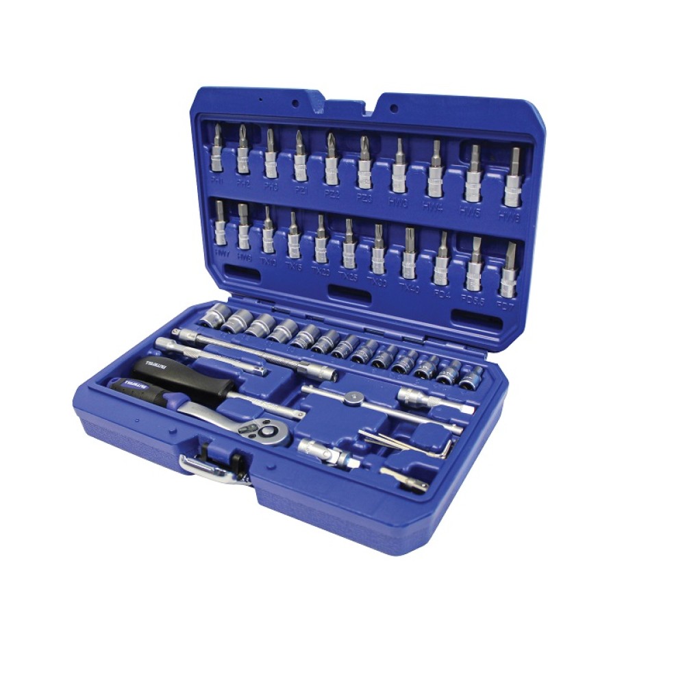 46 Piece 1/4in Square Drive Socket Set