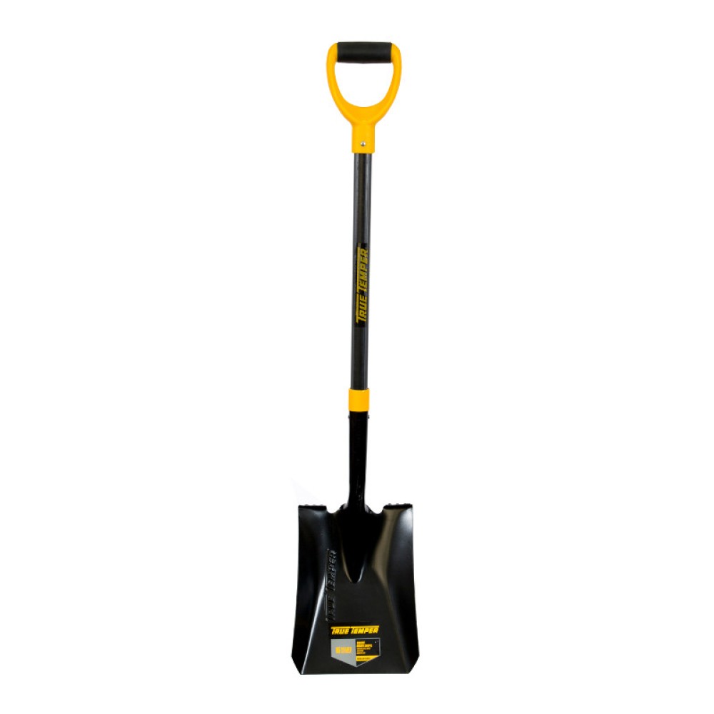 TRUE TEMPER SQUARE MOUTH SHOVEL D GRIP