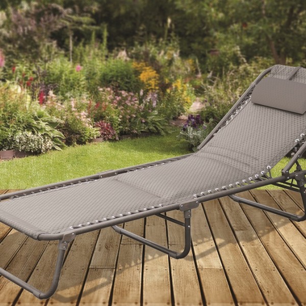 DELUXE PADDED SUN LOUNGER