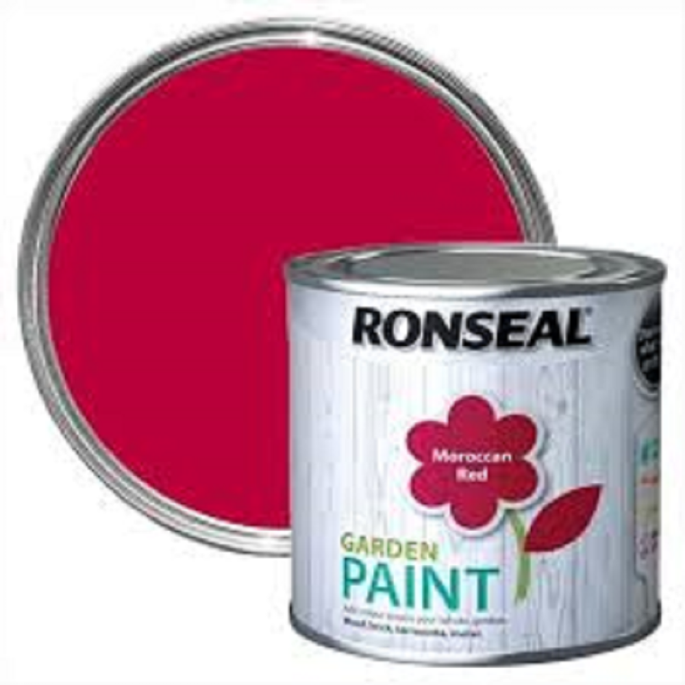 750ML RONSEAL GARDEN PAINT MOROCCAN RED