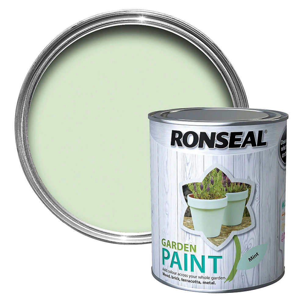 2.5LTR  RONSEAL GARDEN PAINT  MINT