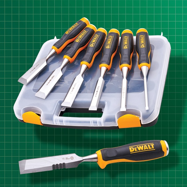 DeWalt 6Pcs Chisel Set with free Chisel Knife