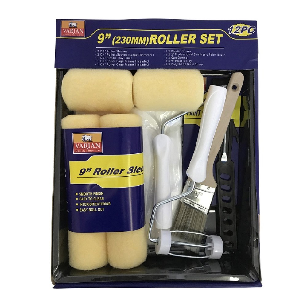 VARIAN 12 PIECE PAINT ROLLER  SET