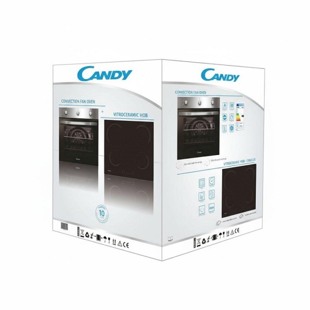 Candy Built-in Electric Single Oven and Ceramic Hob Pack | PCI27XCH64CCBS