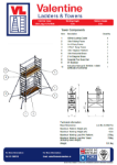 Picture of UTS FOLDING TOWER 2.5MT PLATFORM