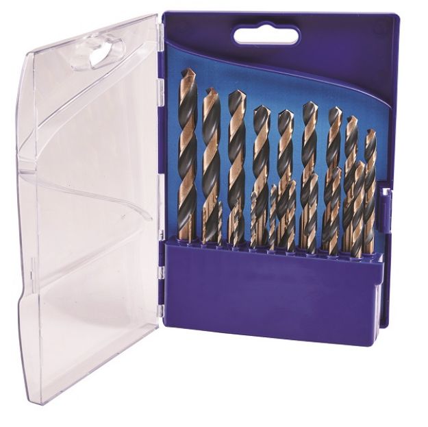 Picture of FAITHFULL 19 PIECE HSS DRILL BIT SET FAIM19PS