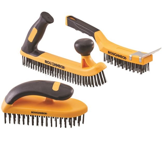 Picture of ROUGHNECK 3 PIECE HEAVY DUTY WIRE BRUSH SET