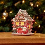 Picture of GINGERBREAD SANTA CANDYCANE COTTAGE