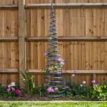 Picture of FAUX RATTAN OBELISK 1.5M - SLATE