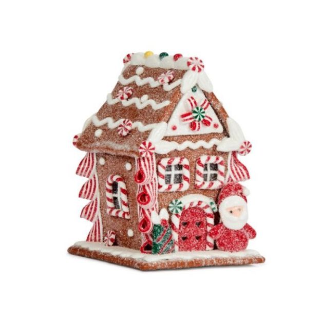 Picture of GINGERBREAD SANTA CANDYCANE COTTAGE