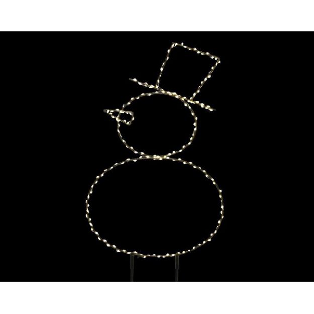 Picture of MICRO LED METAL SNOWMAN - 47CM