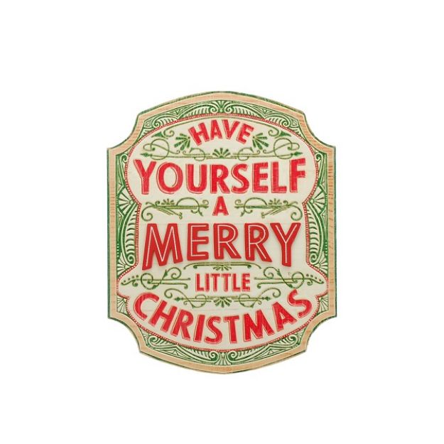 Picture of HAVE YOURSELF A MERRY CHRISTMAS SIGN 50CM