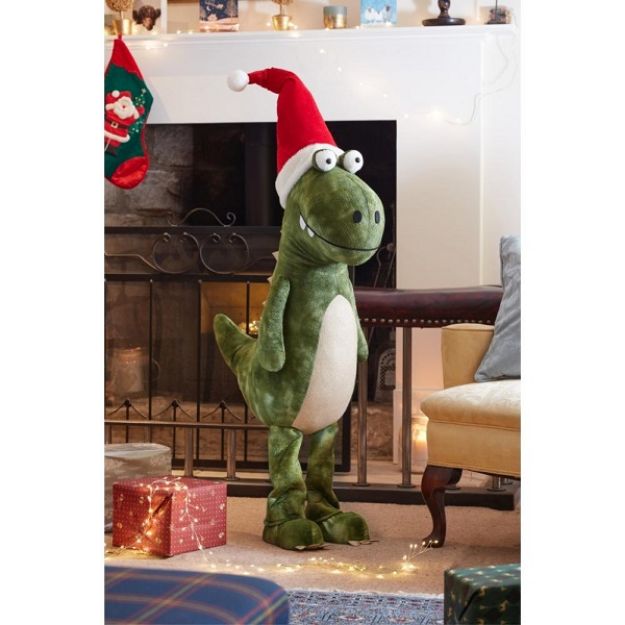 Picture of GREEN FESTIVE DINO - HUMONGOUS