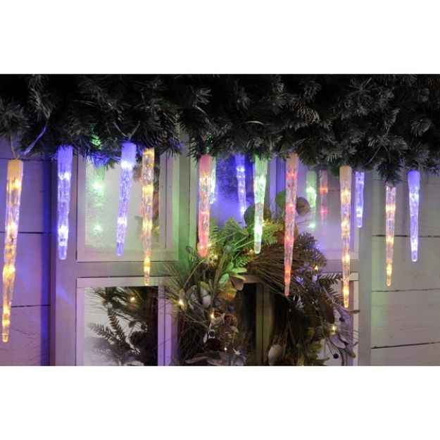 Picture of 24 COLOUR CHANGE LED ICICLE LIGHTS - MC TO WH