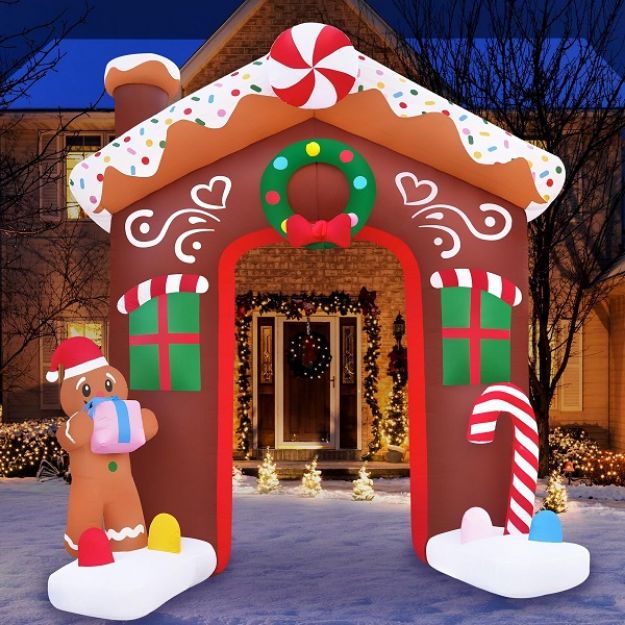 Picture of INFLATABLE GINGERBREAD HOUSE